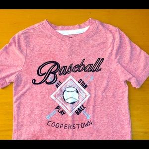 Sonoma girls baseball tshirt- size small- 4